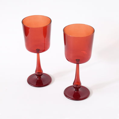 R+D LAB Luisa Tinto Calice,Set of 2 - Etruscan Red