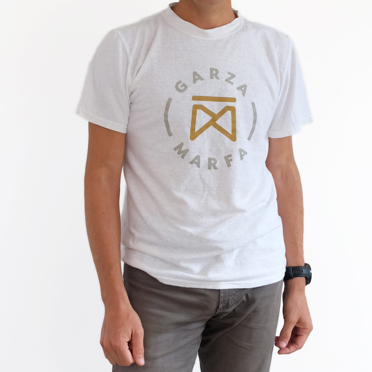 Garza Marfa Jungmaven Logo Unisex Tee - Optic White
