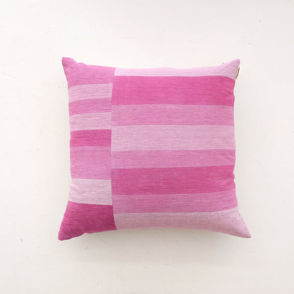 Cathy Callahan Patchwork 24" Square Pillow - Peony