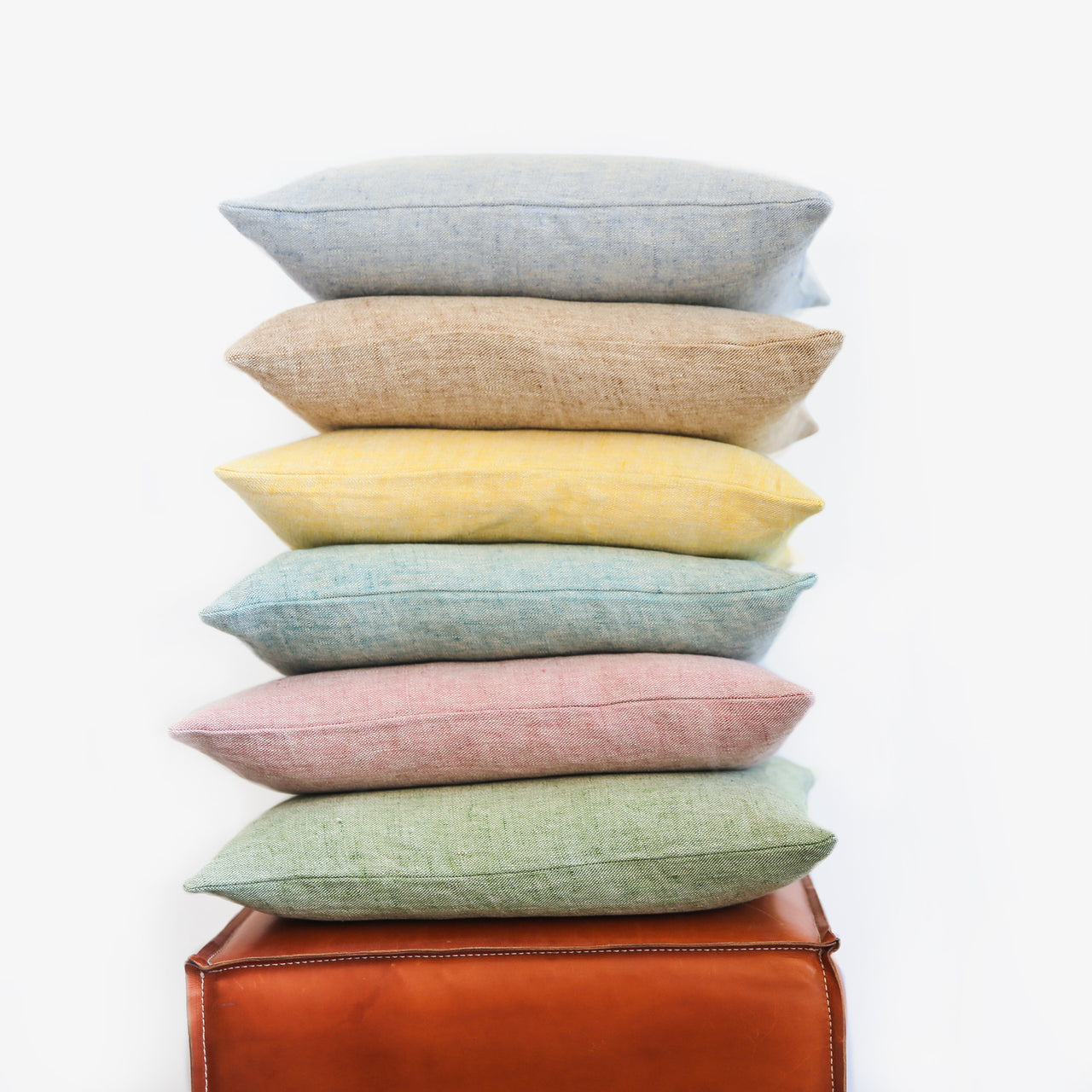 Linen Chambray Square Pillowcase