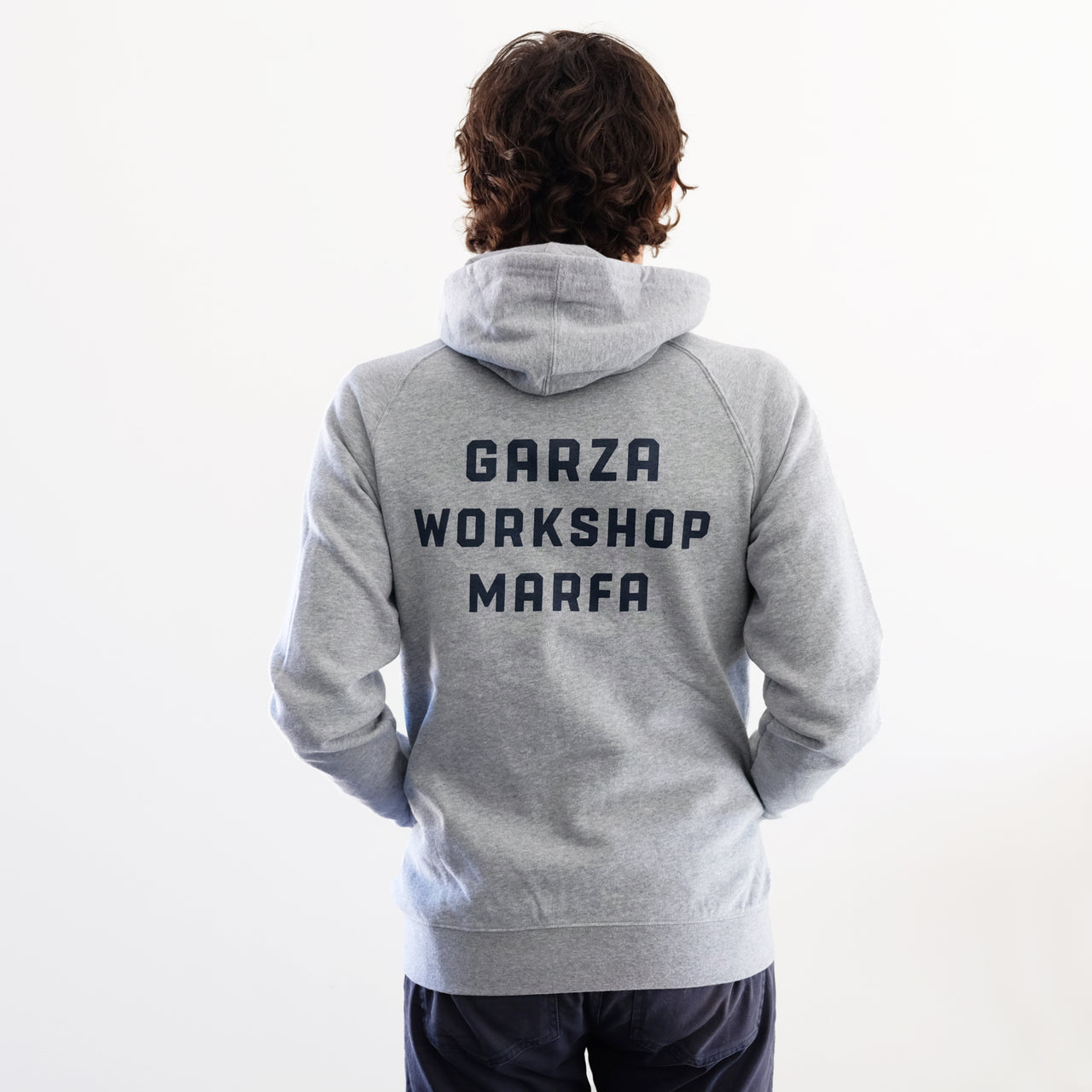 Garza Marfa Dark Heather -Unisex Zip Hoodie