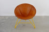 Saddle Leather Round Chair