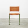 Saddle Leather Low-Back Dining Chair