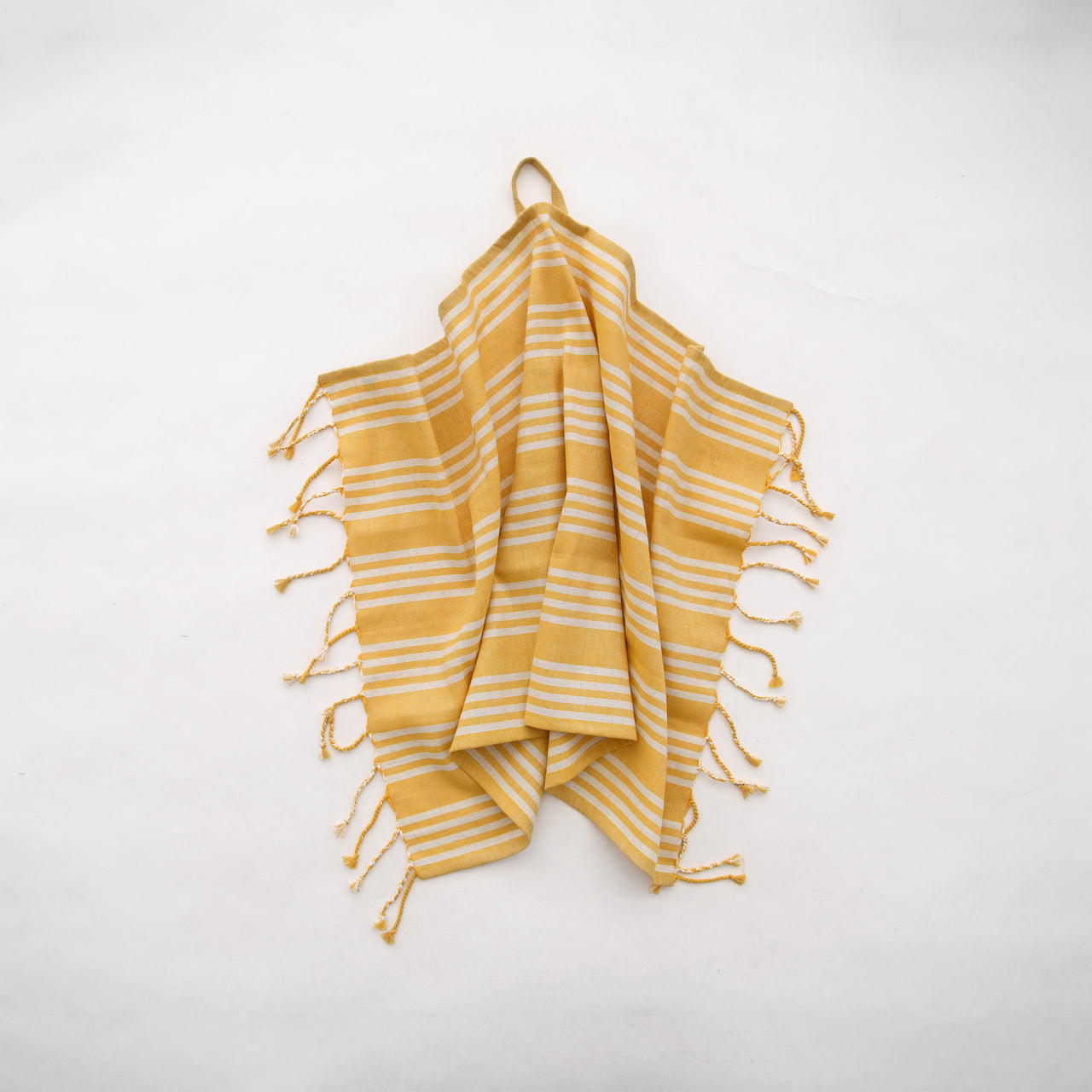 Linen + Cotton Ticking Hand Towel