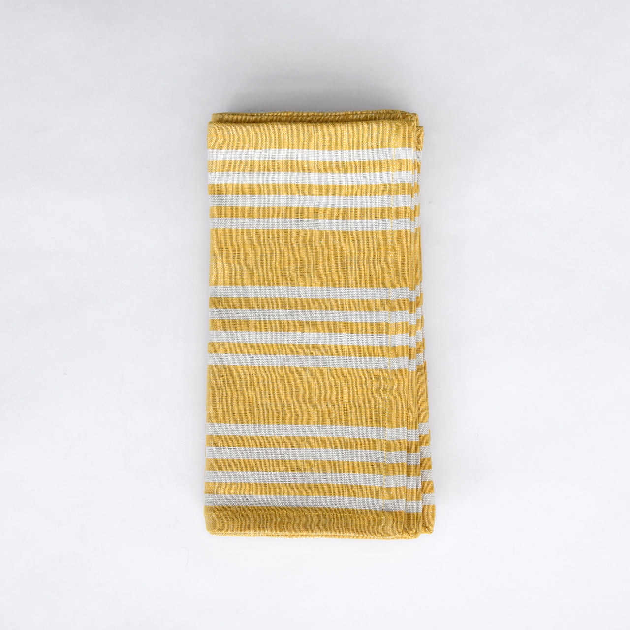 Garza Linen + Cotton Ticking Stripe Napkins, Set of 4