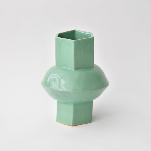 BZIPPY Small Oval Vase - Mint