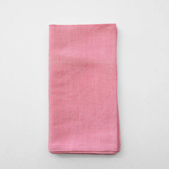 Linen / Cotton Rose Napkins