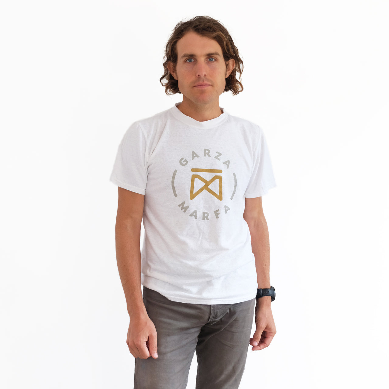 Garza Marfa Jungmaven Logo Unisex Tee - Optic White