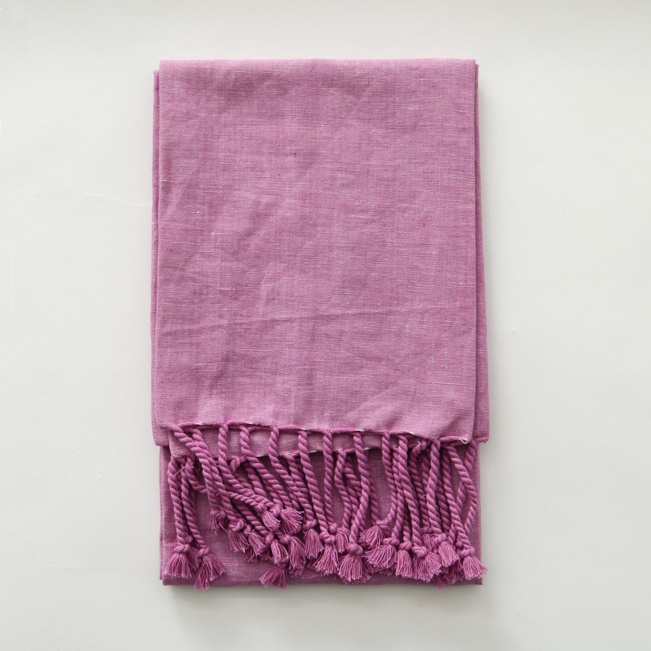 Linen + Cotton Hand Towel - Orchid