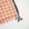 Goldfinch Cashmere Gingham Bandana - Terracotta