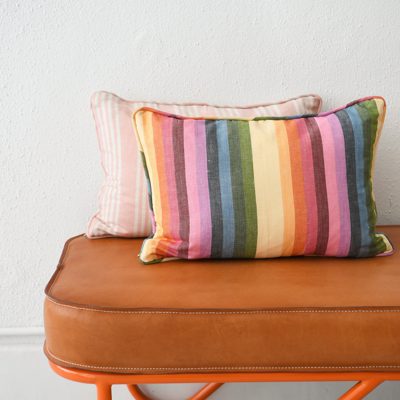 Prism Bolster With Piping 14" x 20"