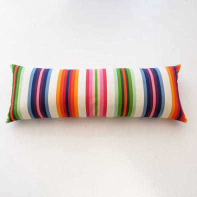 Rainbow Cotton Stripe Pillow Bolster Pillow