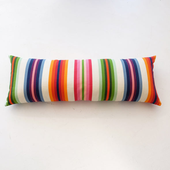 Rainbow Cotton Stripe Pillow Bolster Pillow