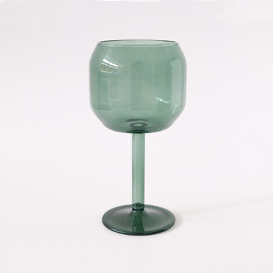 R+D LAB Velasca Tinto Calice Wine Glass, Set of 2 - Slate Green