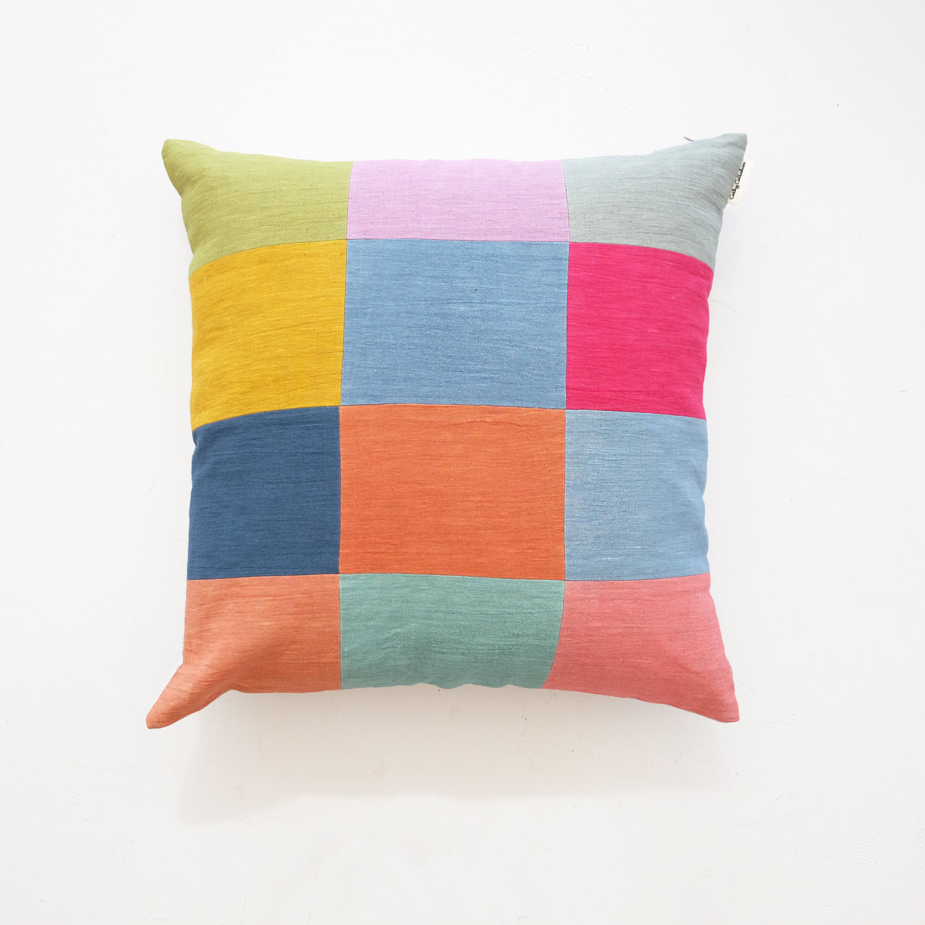 Re:canvas Arco High Square Pillow – Quiet Town