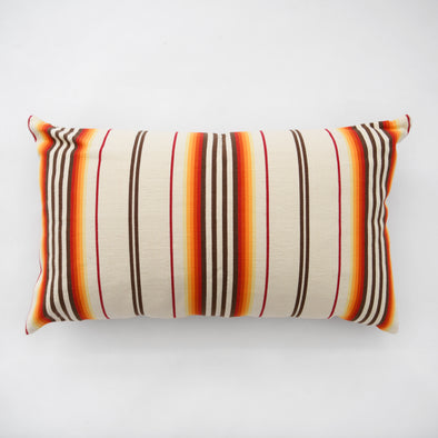Sunset Cotton Stripe Pillow - 16" x 26" Bolster