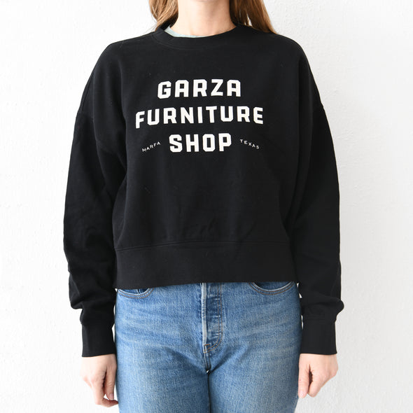 Garza Marfa - Womens Cropped Fleece Raglan Pullover