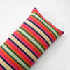 Turquoise Cotton Stripe Bolster Pillow 18" x  60"
